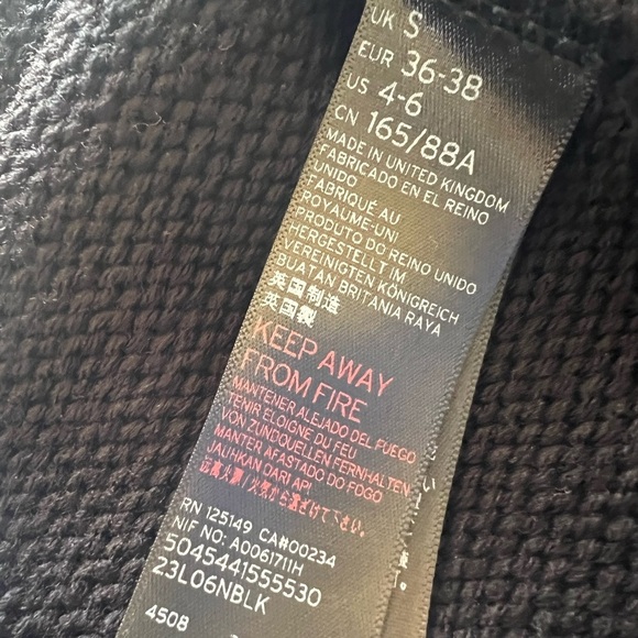 TopShop Small Oversized Black Hooded Sweater Don’t Sweat Casual Wear Streetwear - Picture 7 of 9